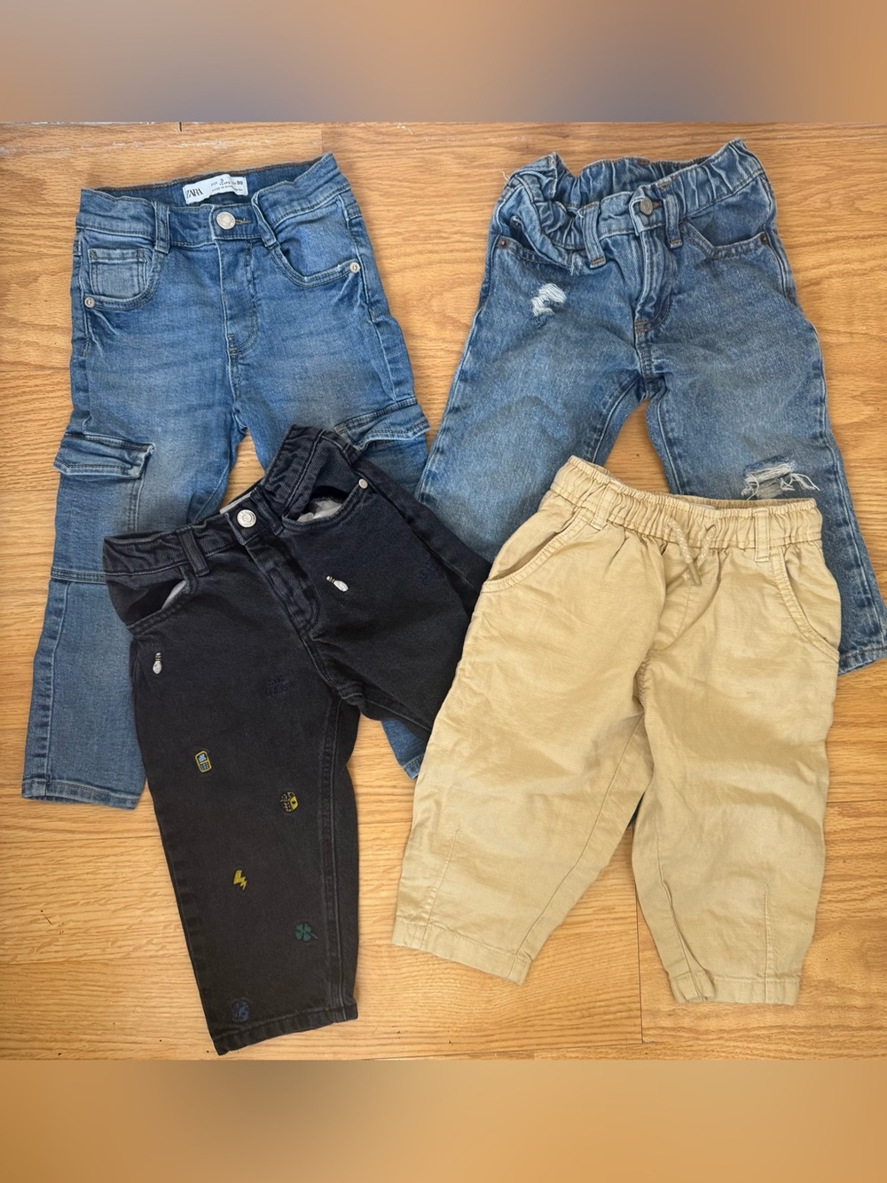 Todler pants Zara and Gap